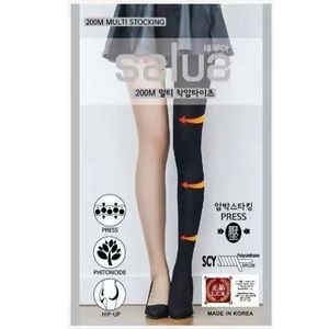Salua Thigh High 200M Slim Stocking Legging Socks